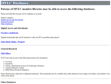 Tablet Screenshot of databases.mvlc.org